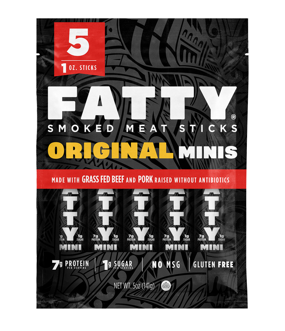 Fatty Original Meat Stick 5 pack front